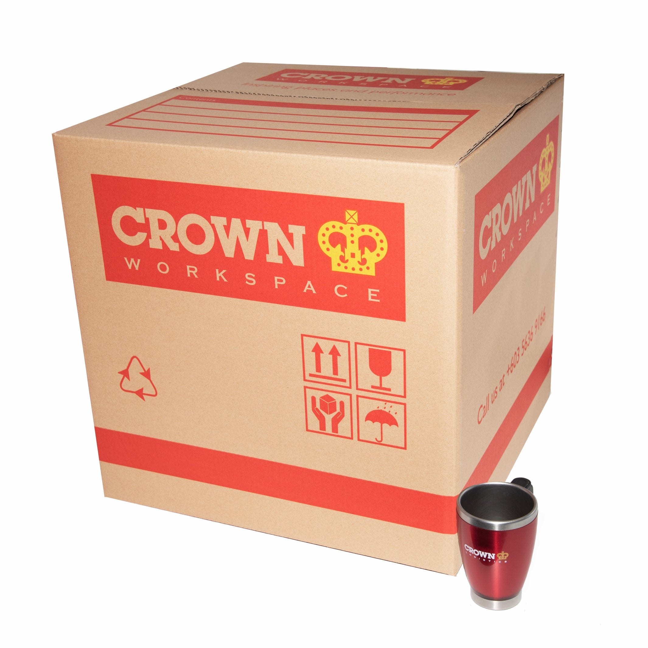 Medium Carton Box for Office Moving - 482x482x482mm