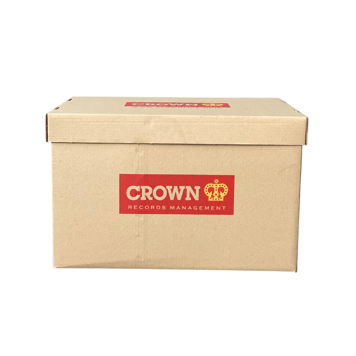 Large File Storage Carton Box with Lid - 533x355x338mm