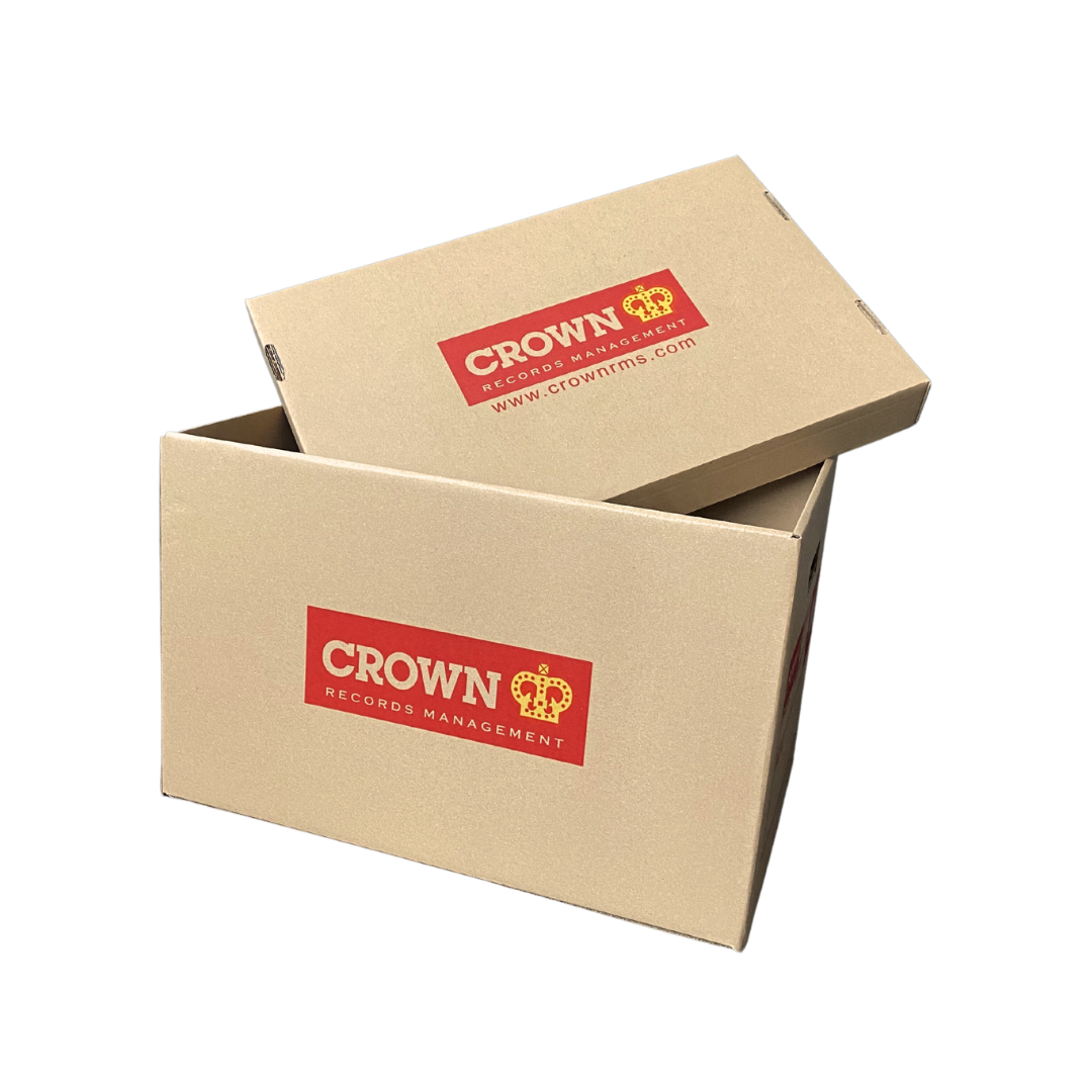 Large File Storage Carton Box with Lid - 533x355x338mm
